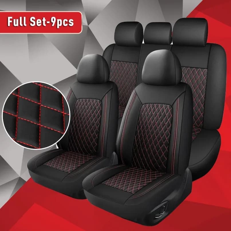 Fundas Universales Acolchadas  Cuero Sintético para Asientos  Coche, Protector  Asiento  Auto Suave y Cómodo para Todas