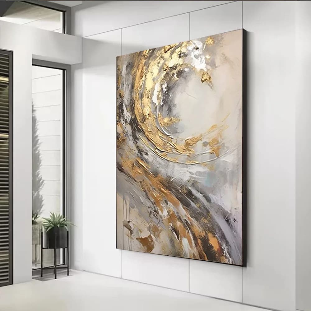 Abstract Painting On Canvas Blue Large Wall Art Pictures For Living Room 100% Hand-Painted Oil Paintings Decor Home Salon Life