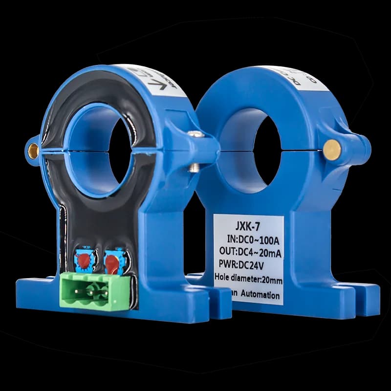 DC Current Transmitter 100A 200A 300A 400A 1000A AC/DC Current Transducer 4-20ma 0-10V RS485 AC Current Transducer Transmitter