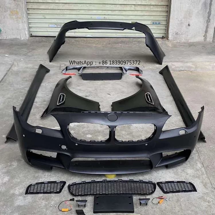 High Quality New Bumper Body Kits for 5 Series F10F18 Modified M5 Style Bolt-On Universal Fitment