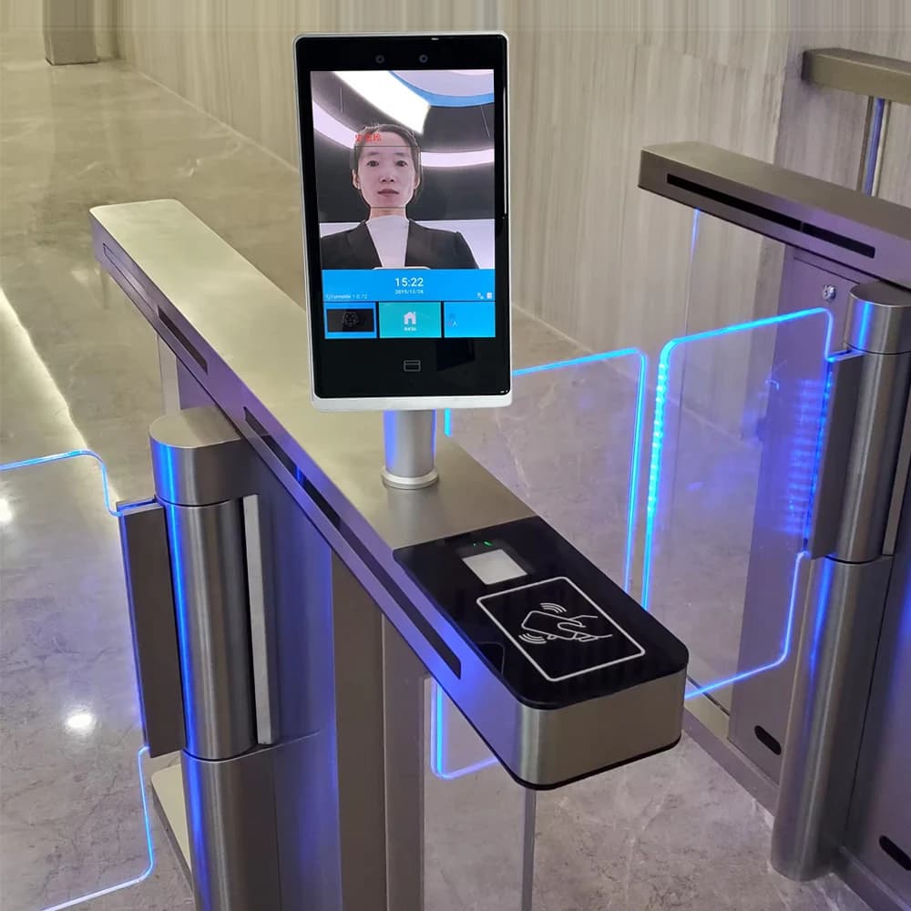 Android Turnstiles Biometric Face Recognition Qr Code Access Control Reader Touch Display Gsm Rfid Door Control Access System