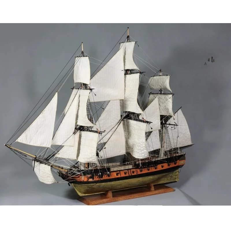 Simple and suitable wooden sailing boat model kit
