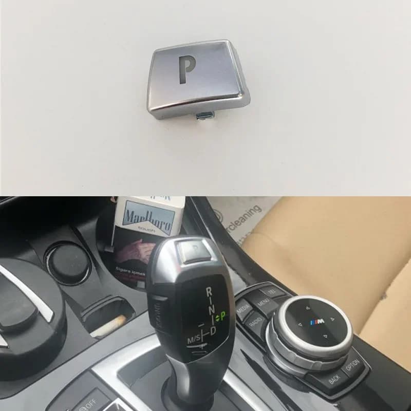 For BMW 3 Series E90/5 Series E60 gears, replace the P key with decorative stickers