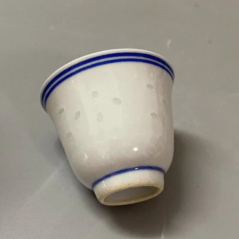 Exquisite Classic Hand-painted Tea Cup, Blue and White Exquisite Wine Antique Collection
