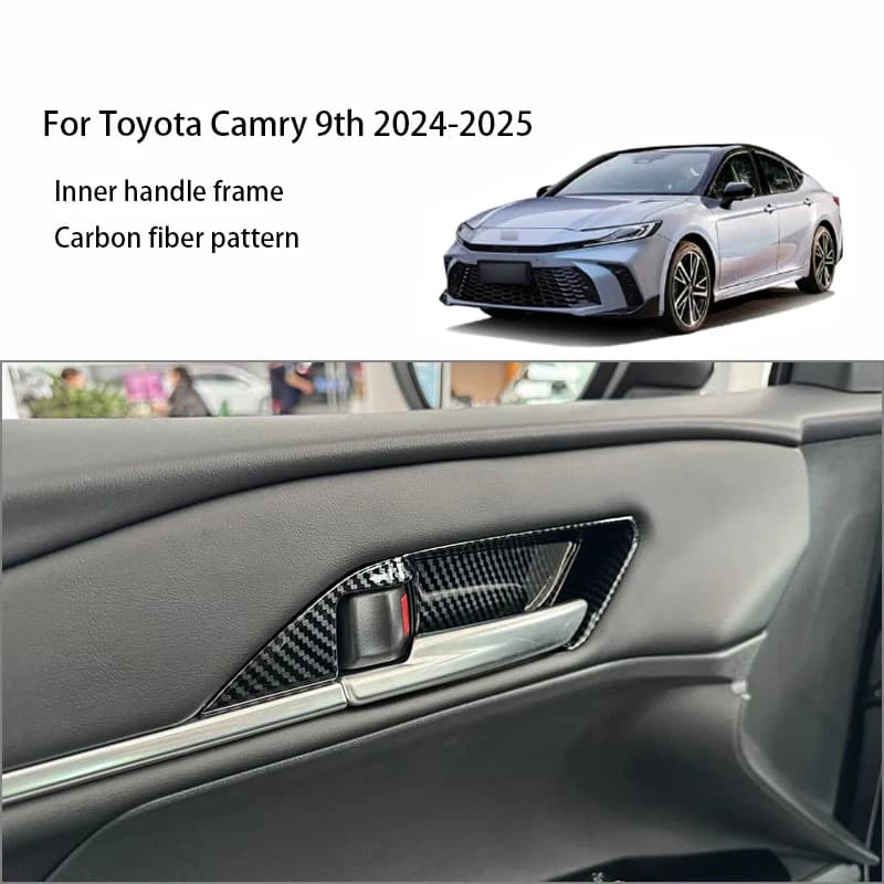 Fit For Toyota Camry XV80 9th Gen 2024 2025 Interior Door Handle Frame Interior Door Bowl Handle Interior Decoration Accessories