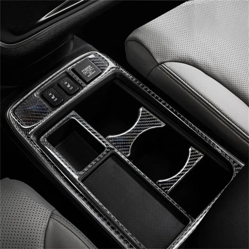 Car Interior Decoration Protection Carbon Fiber Sticker For Honda CR-V 2012 2013 2014 2015 2016 Auto Styling Accessories