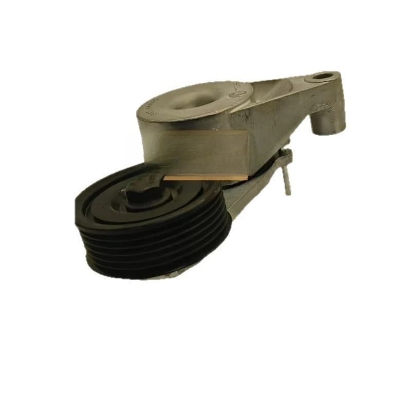 Engine tensioner wheel tensioner assembly