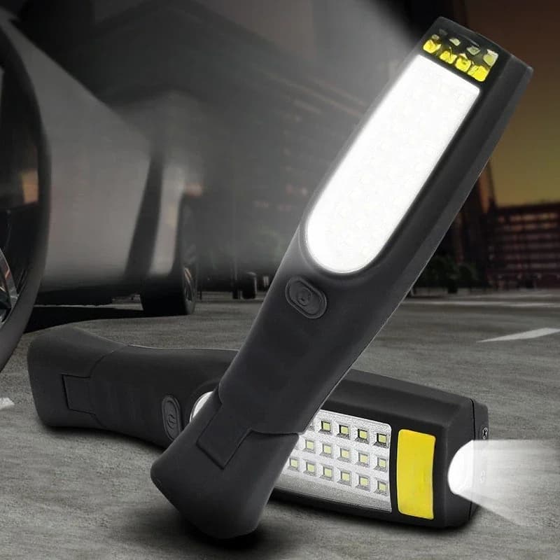 Work light Car maintenance light, rechargeable super bright outdoor emergency light Camping strong light flashlight