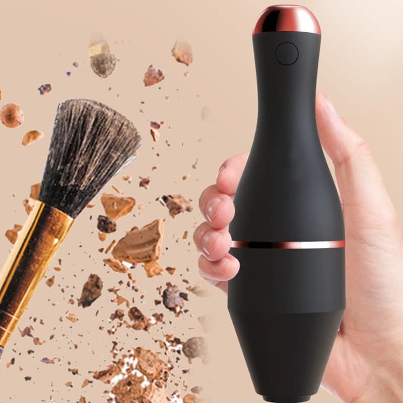 All-in-One USB Electric Silicone Makeup Brush Cleaner Customizable Handle Size Fit All Sizes Makeup Tools