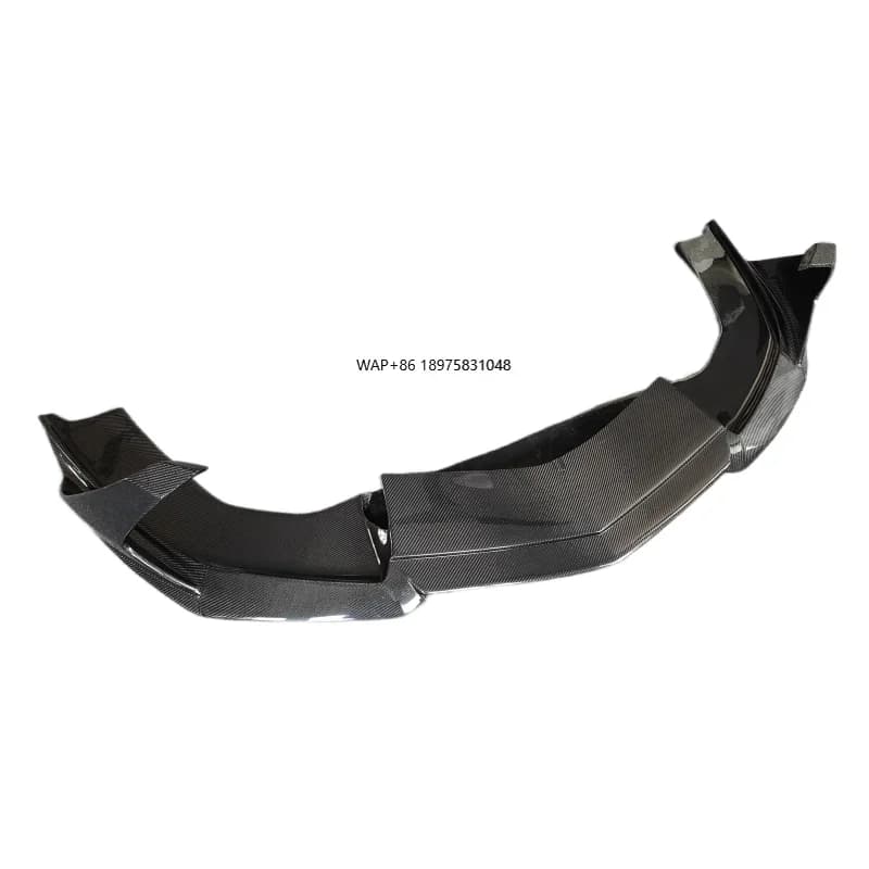 Upgrade for LP700 LP750 with V-Style Carbon Fiber Front Bumper Lip and Lower Lip Body Kit