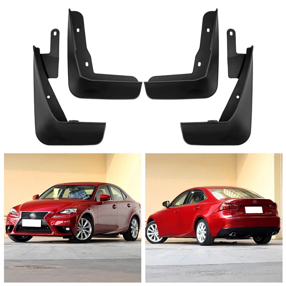 Car Mudguards For Lexus IS IS200T IS250 IS350 IS300 IS300H XE30 2014~2023 Auto Front Rear Mudguard Splash Guards Car Accessories