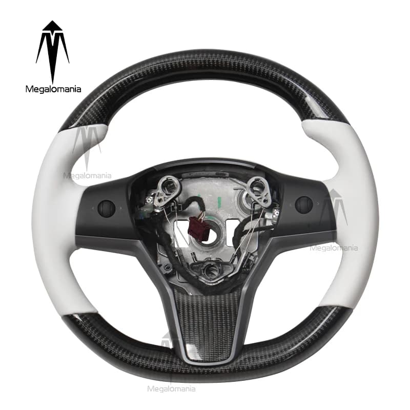 Modification Is Suitable for Tesla Model 3 Y X S 2017 2018 2019 2020 2021 2022 Yoke Upgrade Carbon Fiber Custom Steering Wheel