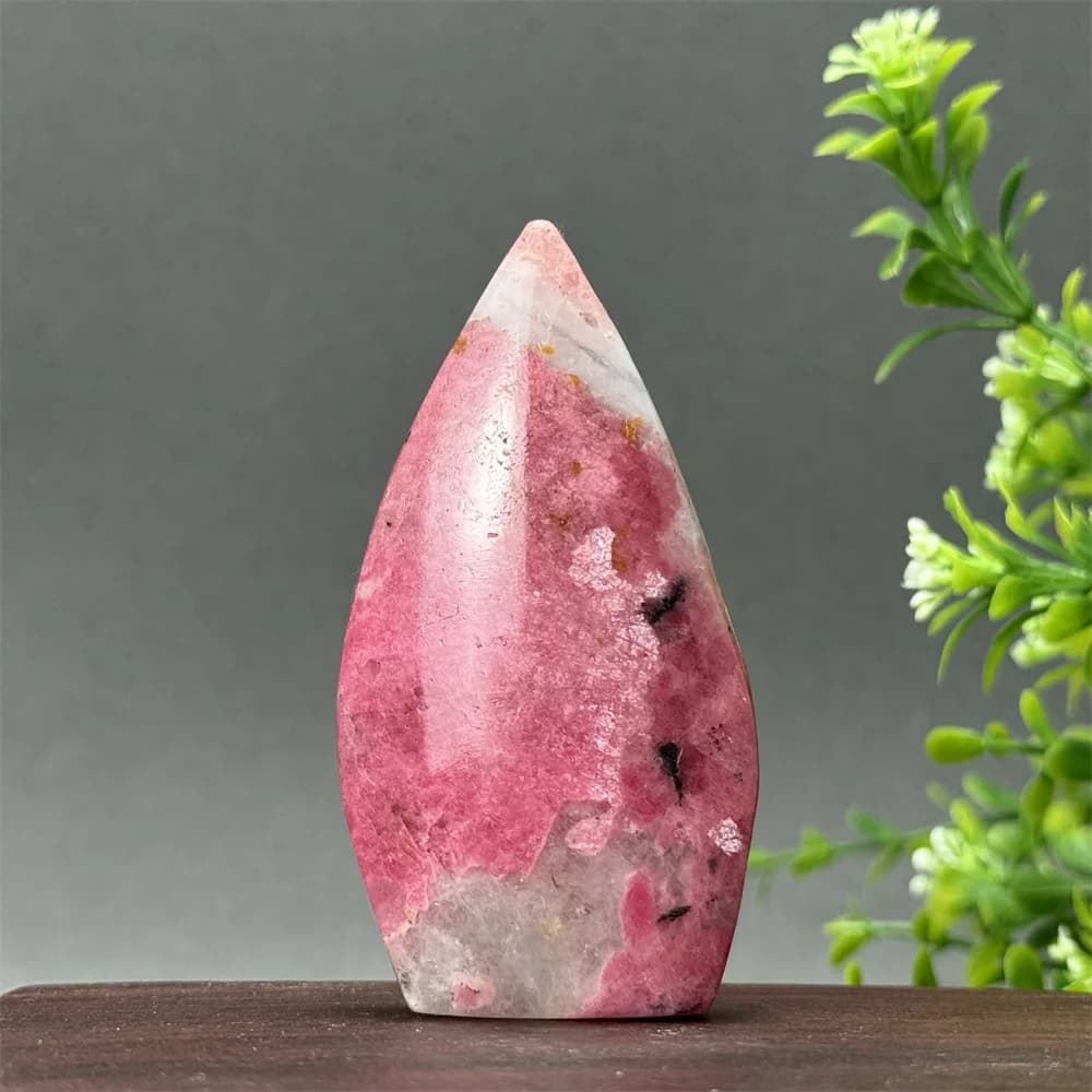 Natural Rare Rose Rhodochrosite Free-Form Torch Healing Energy Aura Meditation Home Ornaments Witchcraft Chakra Spirit
