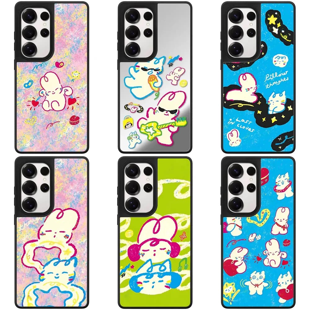 6032818 Mirror Magnetic Case: Compatible with Samsung Galaxy S23 U S24U S25 S26 Ultra S25+ S26 Plus Shell
