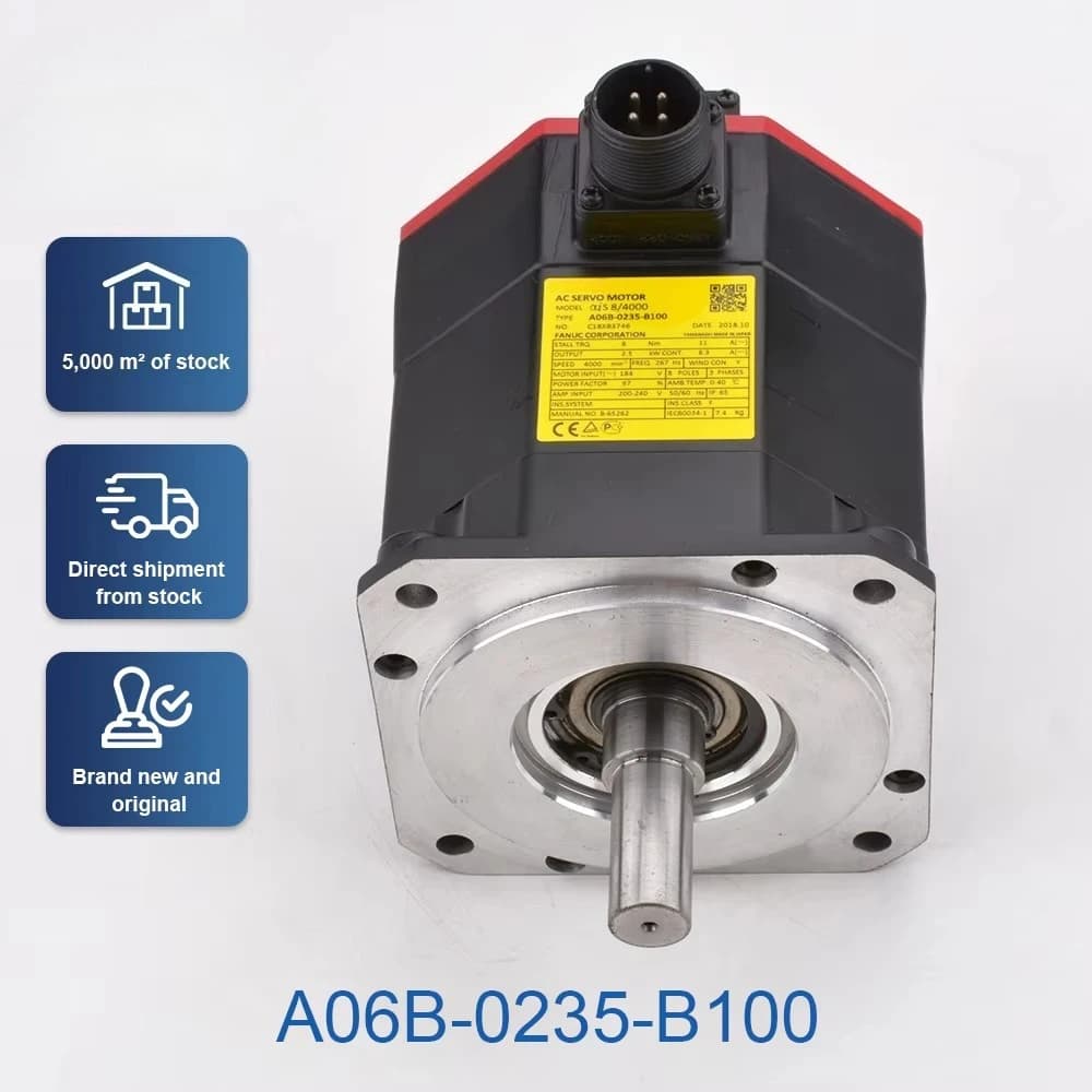 Hot Sale for Fanucs A06B-0235-B100 for FANUCS CNC Machine System Accessories Original Brand New Servo Motor