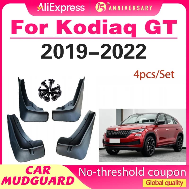 Mudguard For Skoda Kodiak Kodiaq GT 2019-2022 Front Rear Mudflaps Mudguards Car Accessories Auto Styline Splash Guard Fender