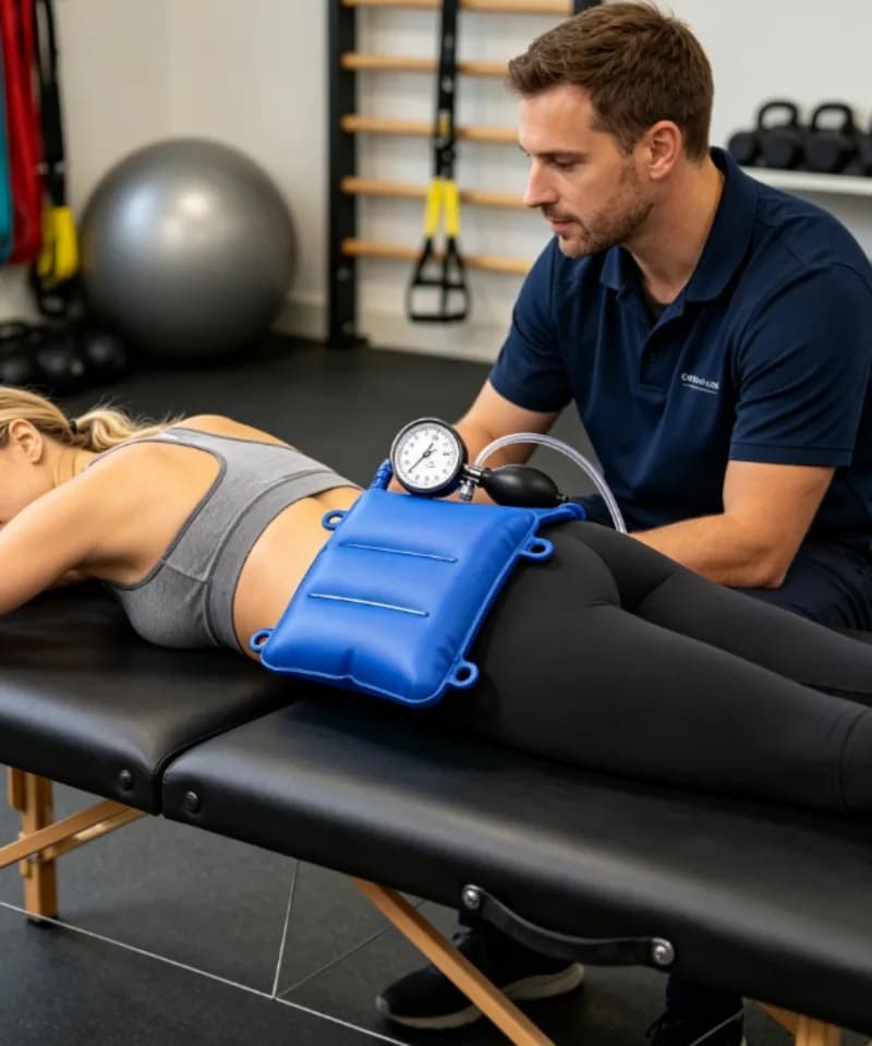 Training Lumbar Stabilizer Bio‑Pressure Feedback Device Activate Core Function for Back Posture Recovery Physical Therapy Tool
