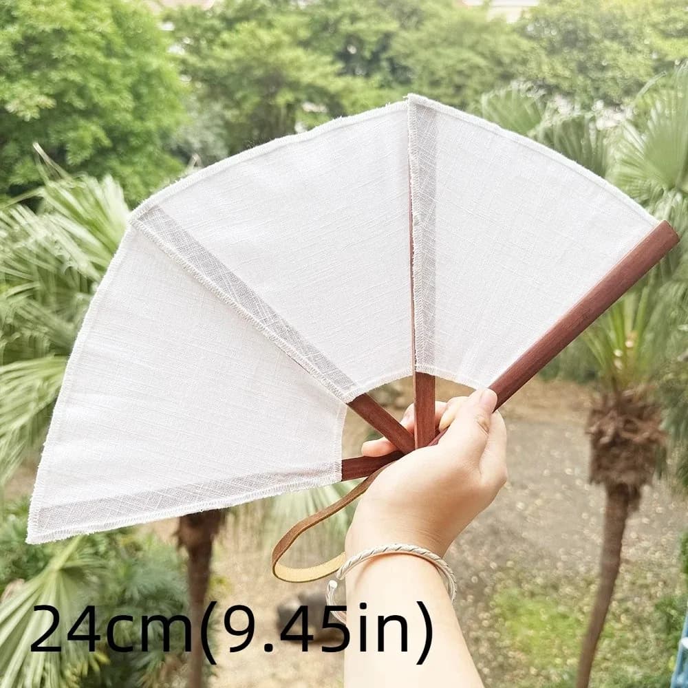 Hand Fan Embroidered Spanish Folding Fan Hanging Vintage Handmade Fan Portable Multipurpose Decorative Fan Traditional Events