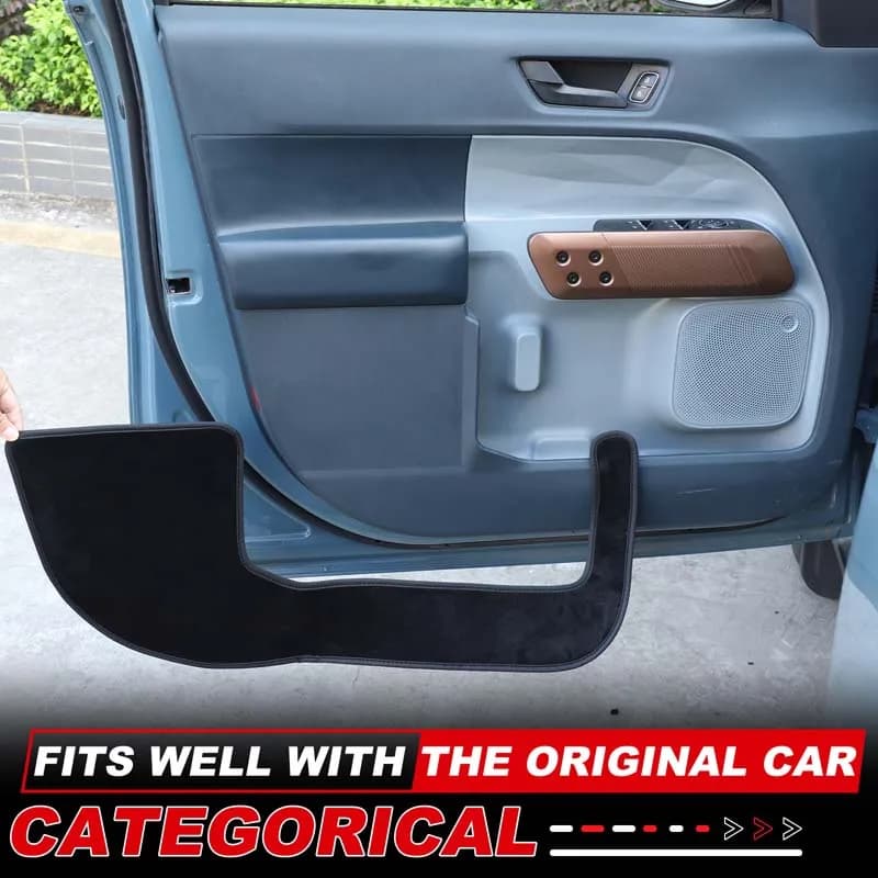 For 2022-2025 Ford Maverick Car Door Anti-Kick Pads Protector Anti-scratch Car Interior Decoration car accessories