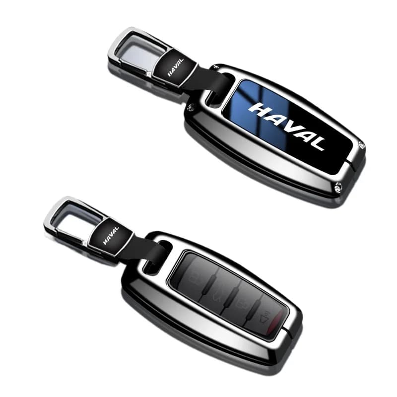 Premium Zinc Alloy Key Cover Case for Haval H6 / H5 / H7 / F5 / F7 / Chitu / Max / Coupe (2023) - Protective Key Fob Shell