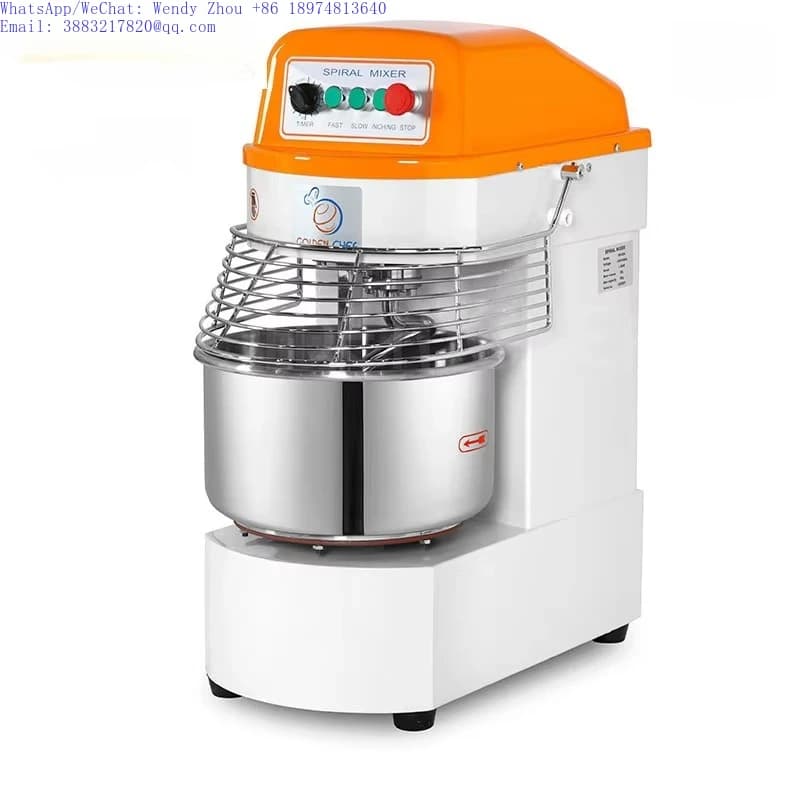 5kg 8kg 10kg 12kg 15kg 20kg 25kg 50kg 100kg Kneader Pizza Dough Bakery Flour Mixer Machine Spiral Mixer Bread Dough Mixer