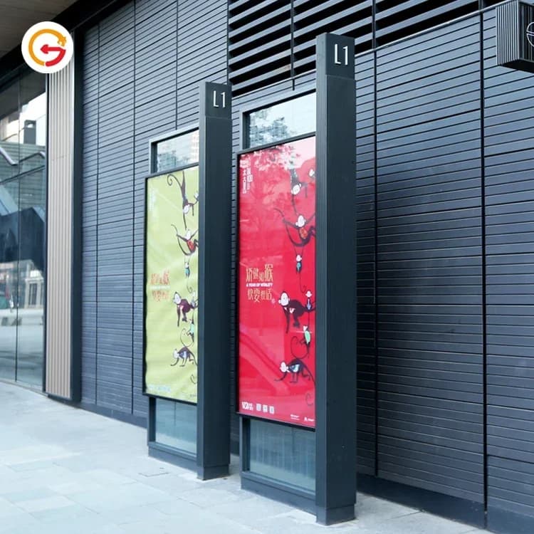 Hot Sales Manufacturer Outdoor Free Standing Directional Sign Exterior Wayfinding Totem Sign Display