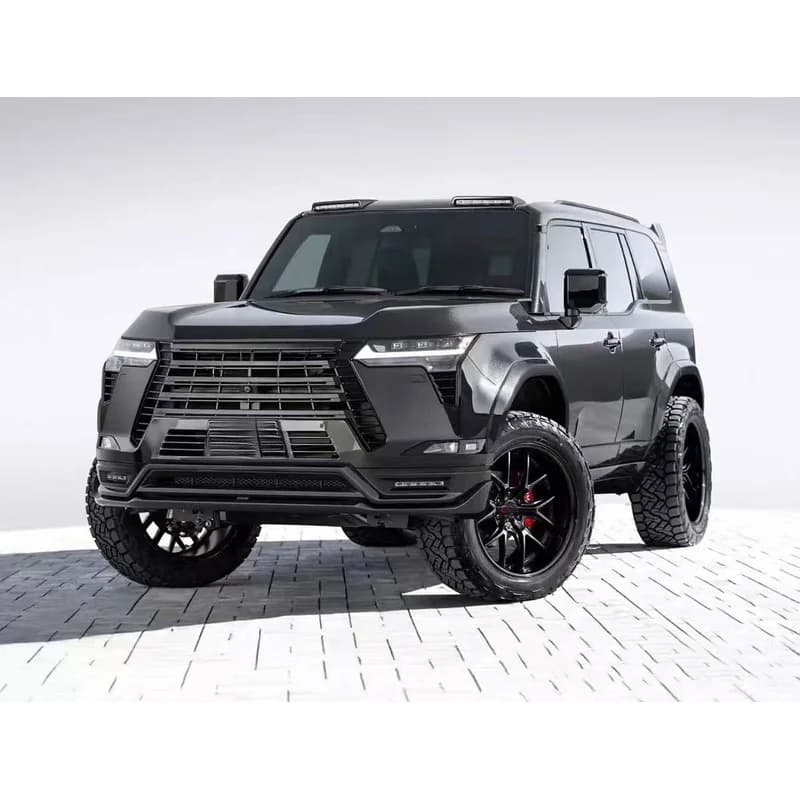 New AIMGAIN Style Resin Wide Body Kit Front Shovel Side Skirts Rear Diffuser Tail Wing Exterior Mod Parts for GX550