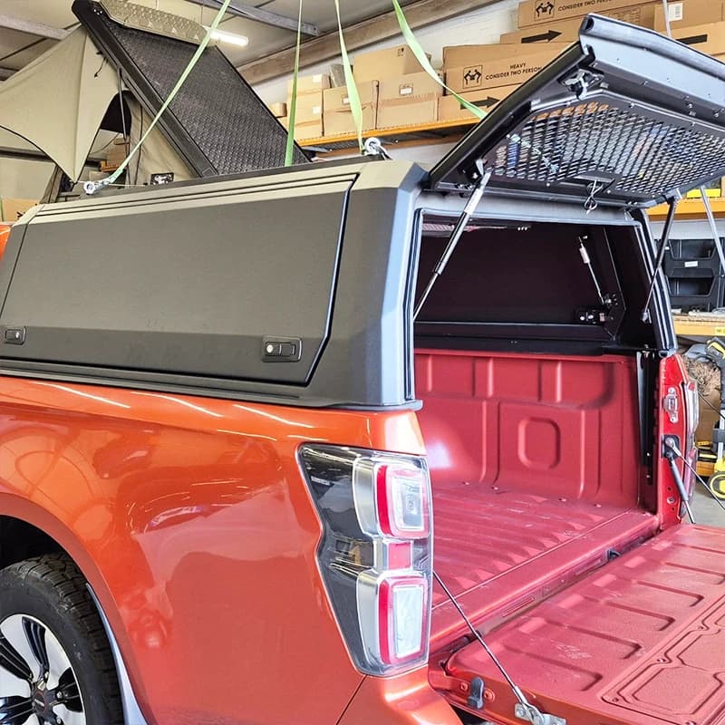 Heavy Duty Tailored Aluminum Hardtop Canopy Pickup Truck Bed Cover Waterproof Cargo Protection Easy Installation
