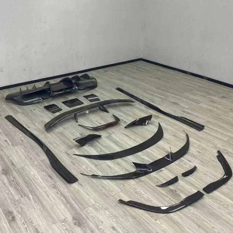 Premium Car Accsori Dry Carbon Fiber Body F  | N- Style Full Aero Kit | Front Lip, Side Skirts, Rea Durle