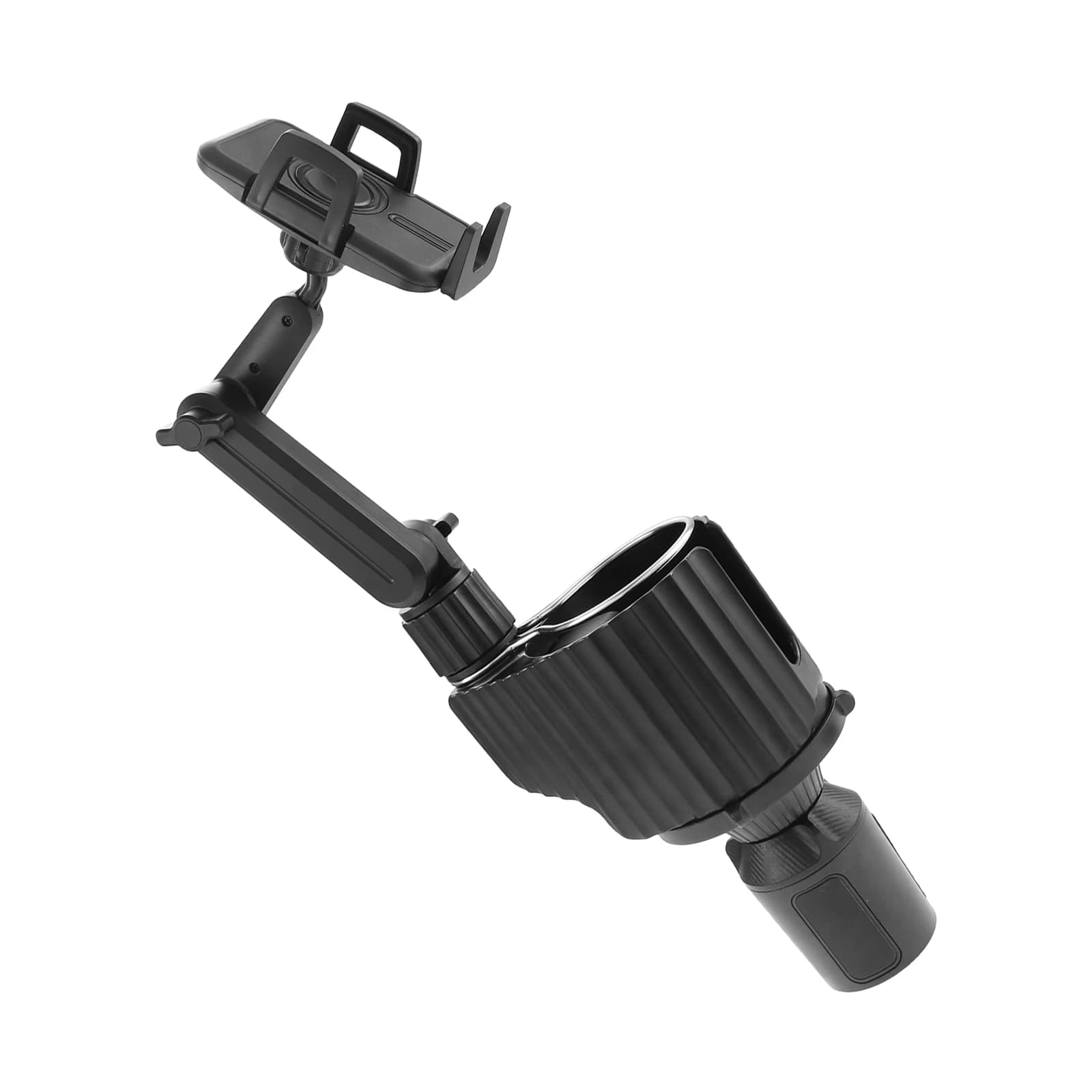 1pc ABS Car Cup Seat Small Plate Three-In-One Car Cup Holder Mobile Phone Clip Cup Holder Trays Fit For Most Vehicles Adjustable