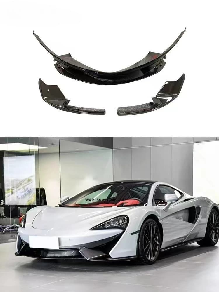 High Quality Fast Delivery Whole Sale Price Prepreg Dry Carbon Fiber OEM Front Lip Body Kits for 570S