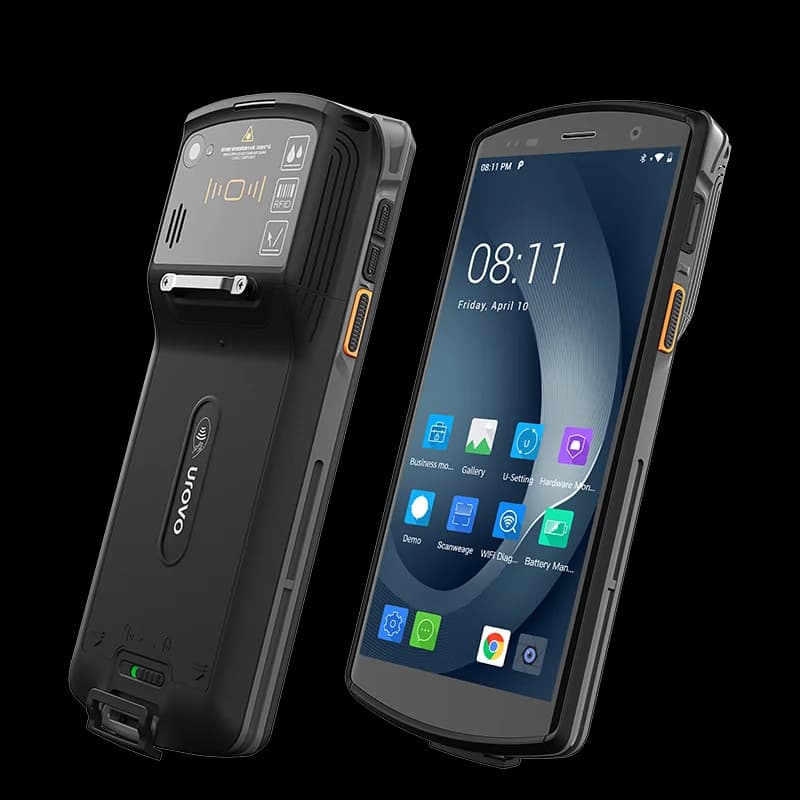 Android 9 Rugged Enterprise Mobile Computer IP67 Waterproof Portable RFID Reader WiFi/BT5.0 Handheld GPS GLONASS/Gallileo 1D/2D