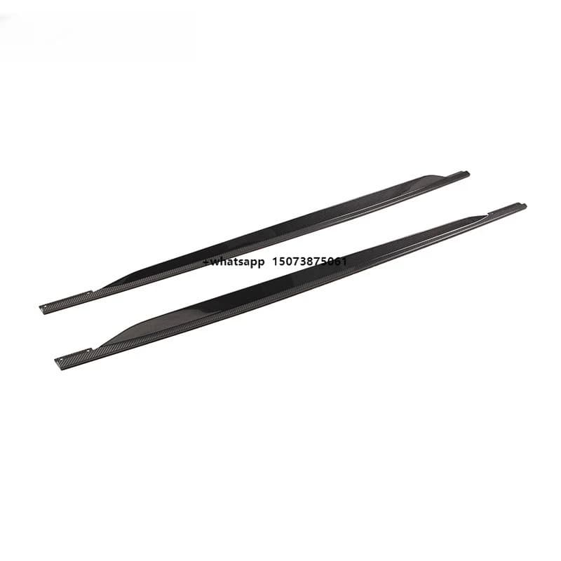Paktechz Dry Carbon Fiber Body Kit Side Skirts for  RS3 8Y Sportback Sedan