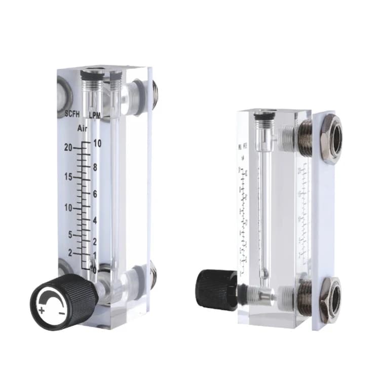 China SenTec Pcvu Rotameter Panel Rotameter Flow Meter Nitrogen Rotameter for Nitrogen Gas