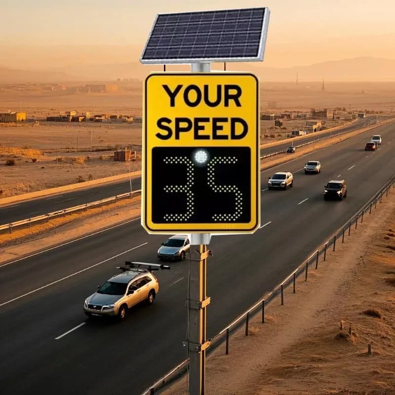 Speed Limit radar Detector Traffic Sign of radar Speed for Road Safety with Good Price Accept Do OEM