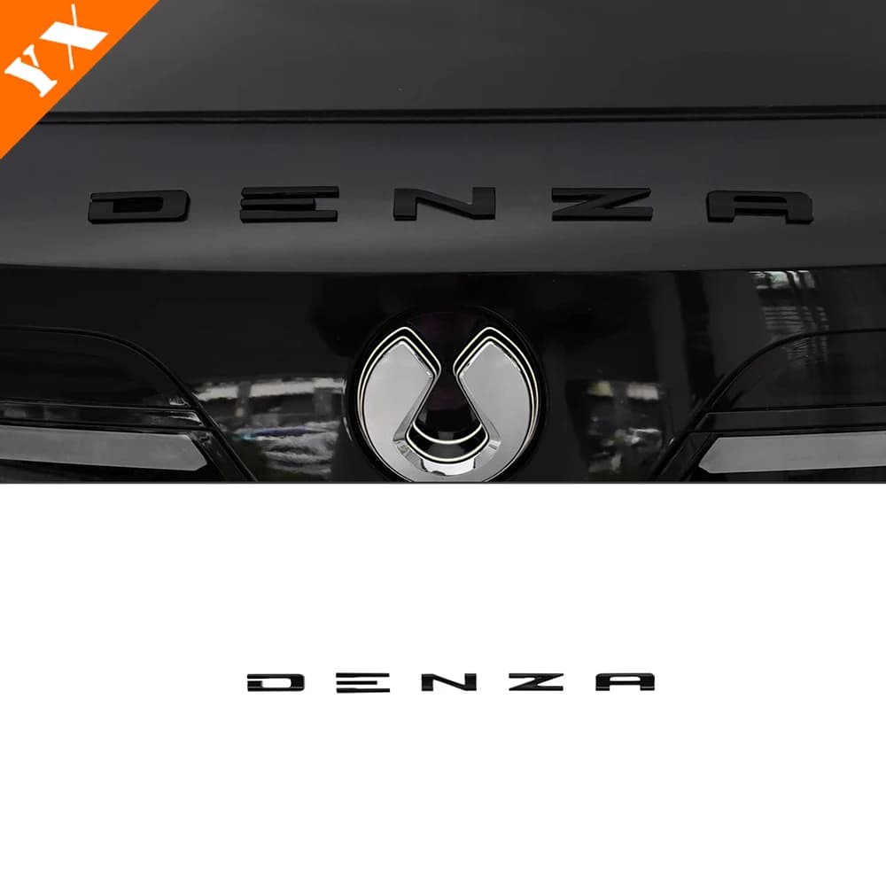 For Denza N9 2025 2026 Accessories Car Rear Logo Cover,Car Rear Emblem, Emblem Decoration, Car Exterior Modification