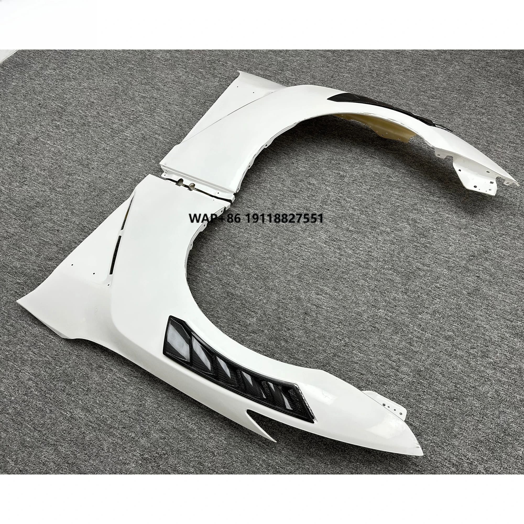 Nismo Style Half Wet Carbon Fiber Front Fender for GTR R35 2008-2019 Carbon Fender Car Body Kits Parts