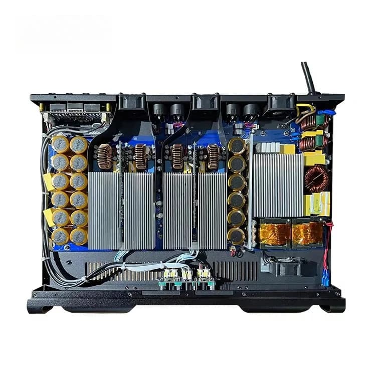 MOQ 3pcs 1U 4-channel Power Amplifier Class D Amplifier 4x1400W Professional Stage Speaker Amplifier