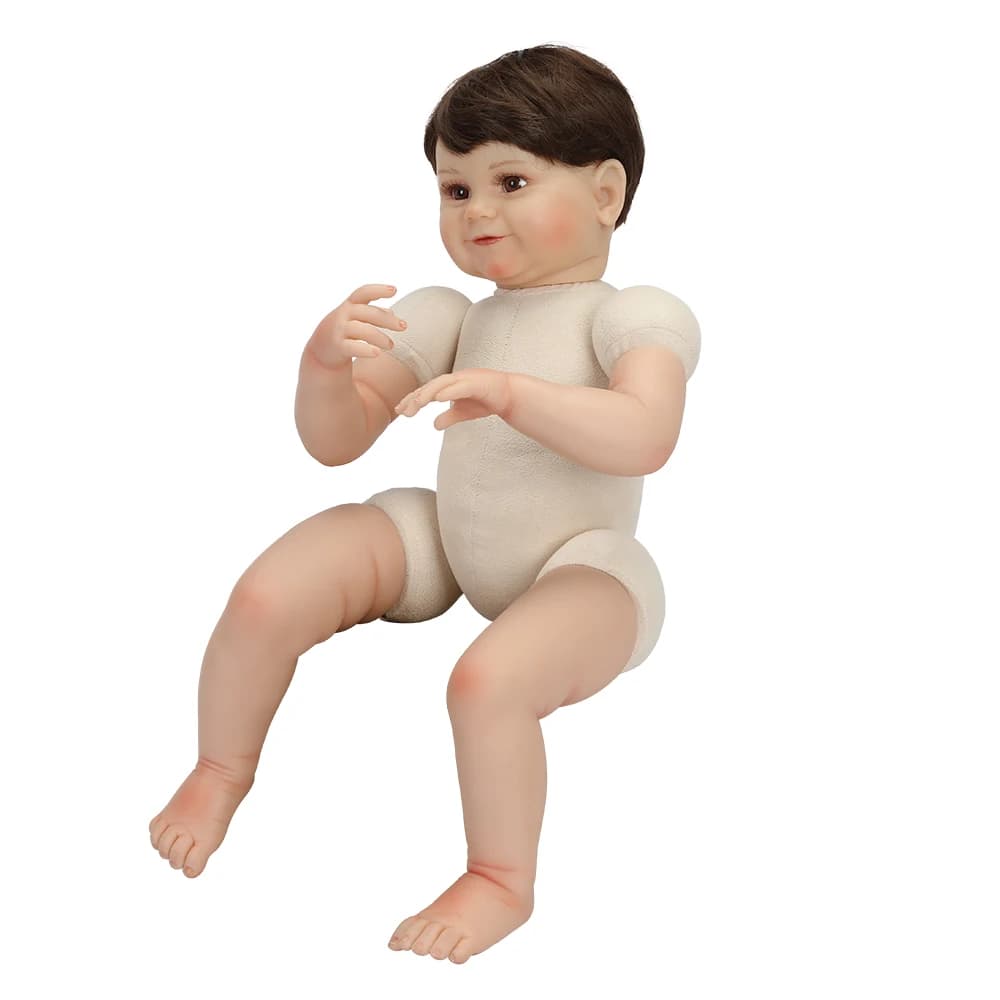 Black New Alive Lifelike Kits Clearance Soft Silicone 24 Inch Fashion Finished Reborn Doll