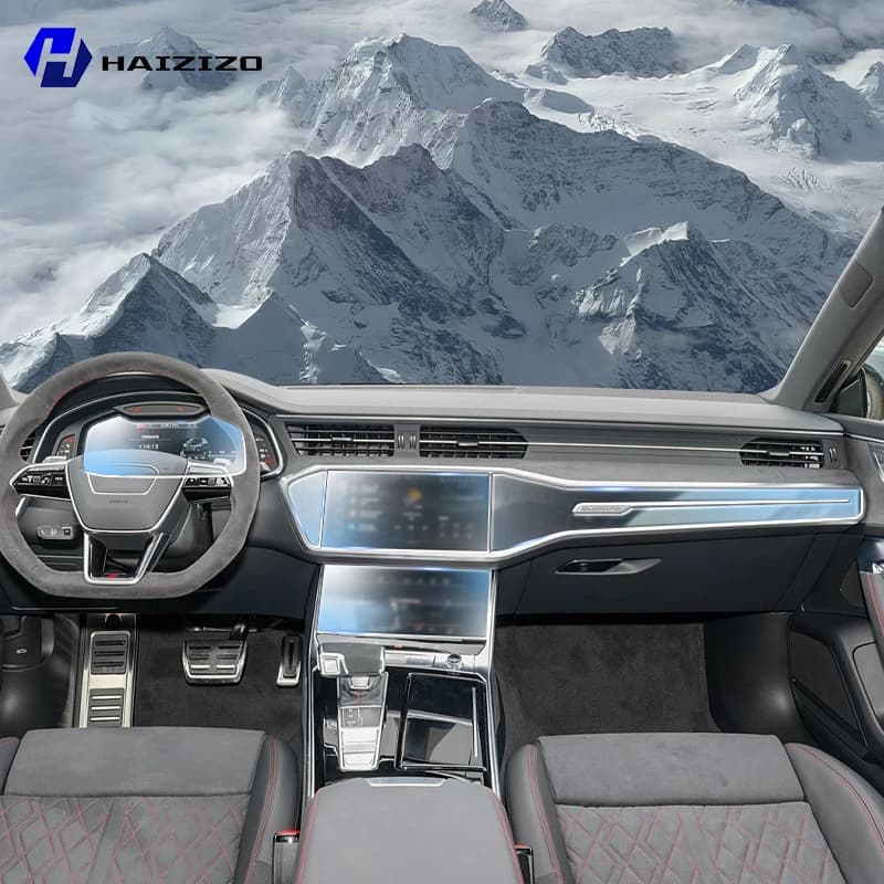 For Audi RS7 S7 2021-2025 Car interior Matte Screen Protector console GPS Navigation LCD screene TPU film Scratch resistant PPF