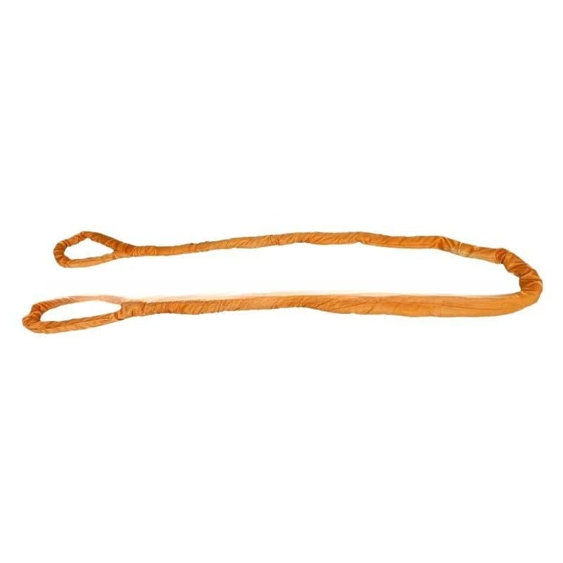 Color flexible double buckle lifting belt, industrial polyester wind power lifting belt