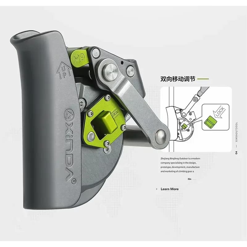 Xinda CE Certificate Fall Arrester Carabiner Sorber Axess Energy Absorber for Rope Safety Climbing Pulley Working at Height