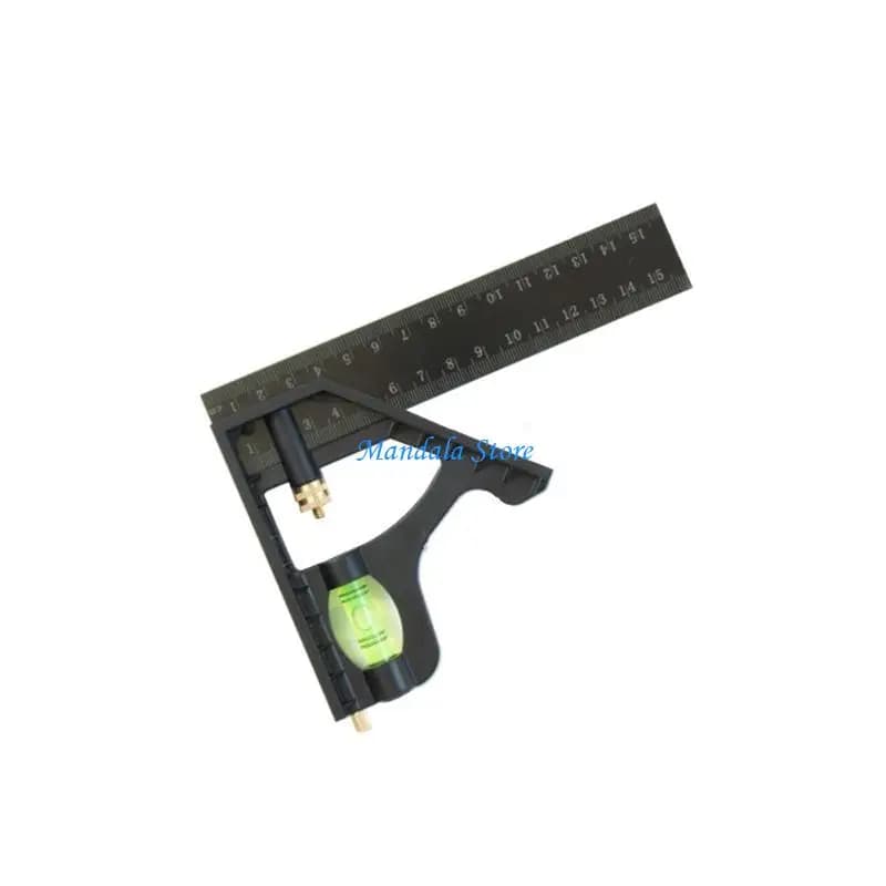 U2JC Multifunctional Mobile Ruler Square Protractor Circle Center Ruler