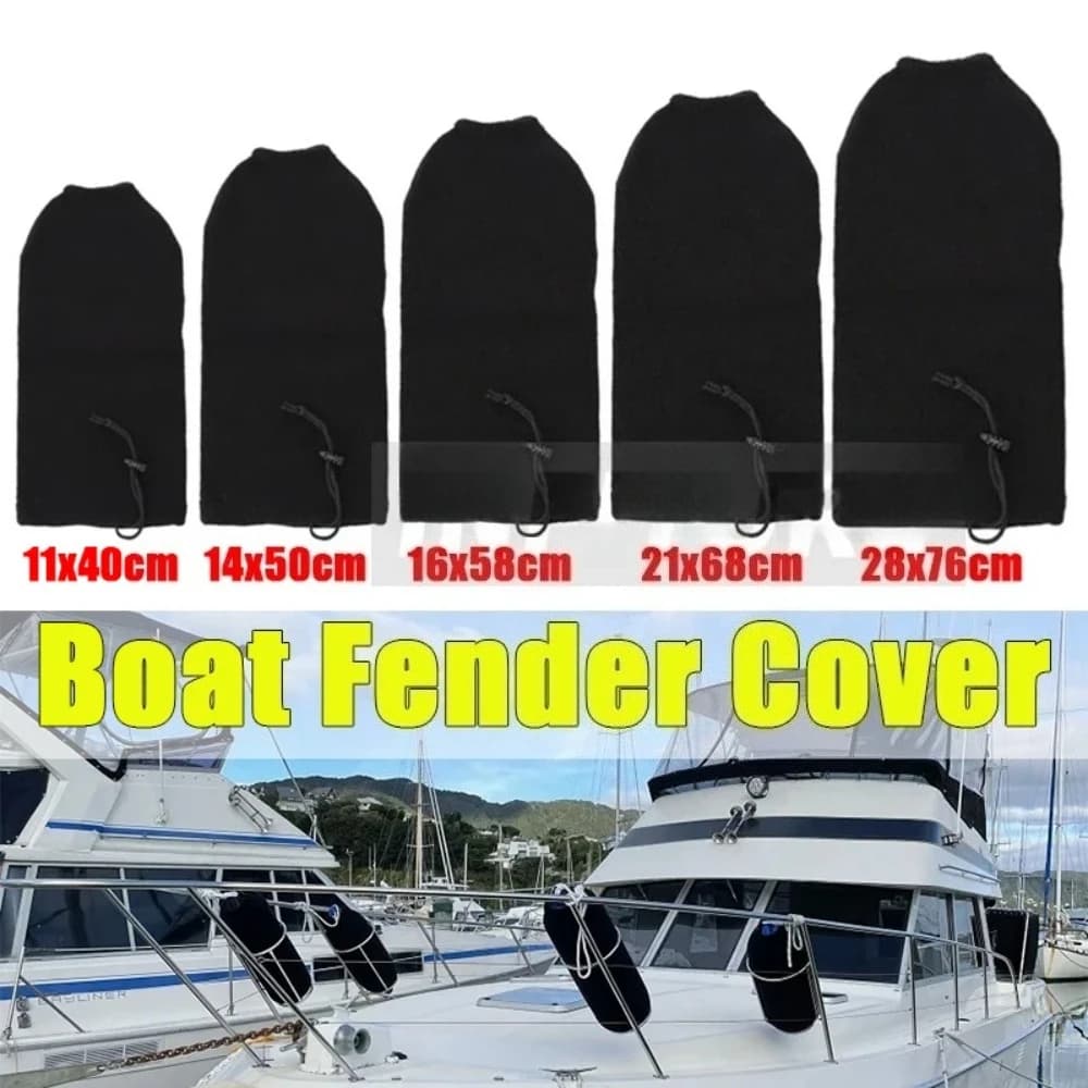Funda Protectora para Defensa de Barco, Funda Elástica de Bola Suave, Protección Anti-UV, Contra Sal, Sol, Nieve, Hielo y Escarc