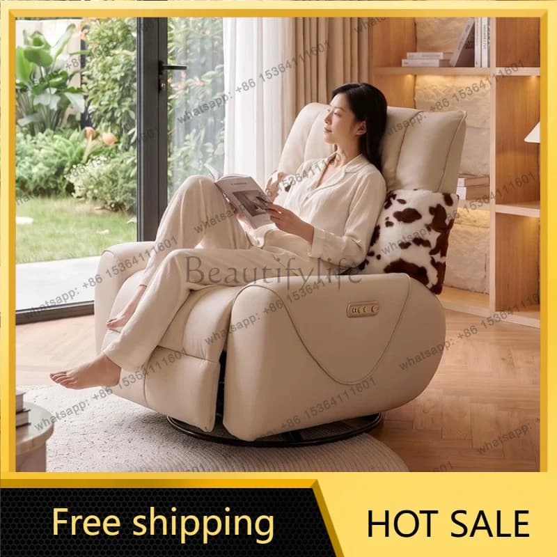 PG Electric Multifunctional Lazy Sofa Home Bedroom Living Room Sleeping Reclining Single Rocking Chair Massage Sofa