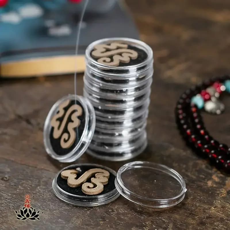 Incense Coil Incense, Non-stick, PowderPlate Fragrant NaturalSandalwood, Agarwood, Aromatherapy, Goose Pear, Tent Aroma, 20 Pcs