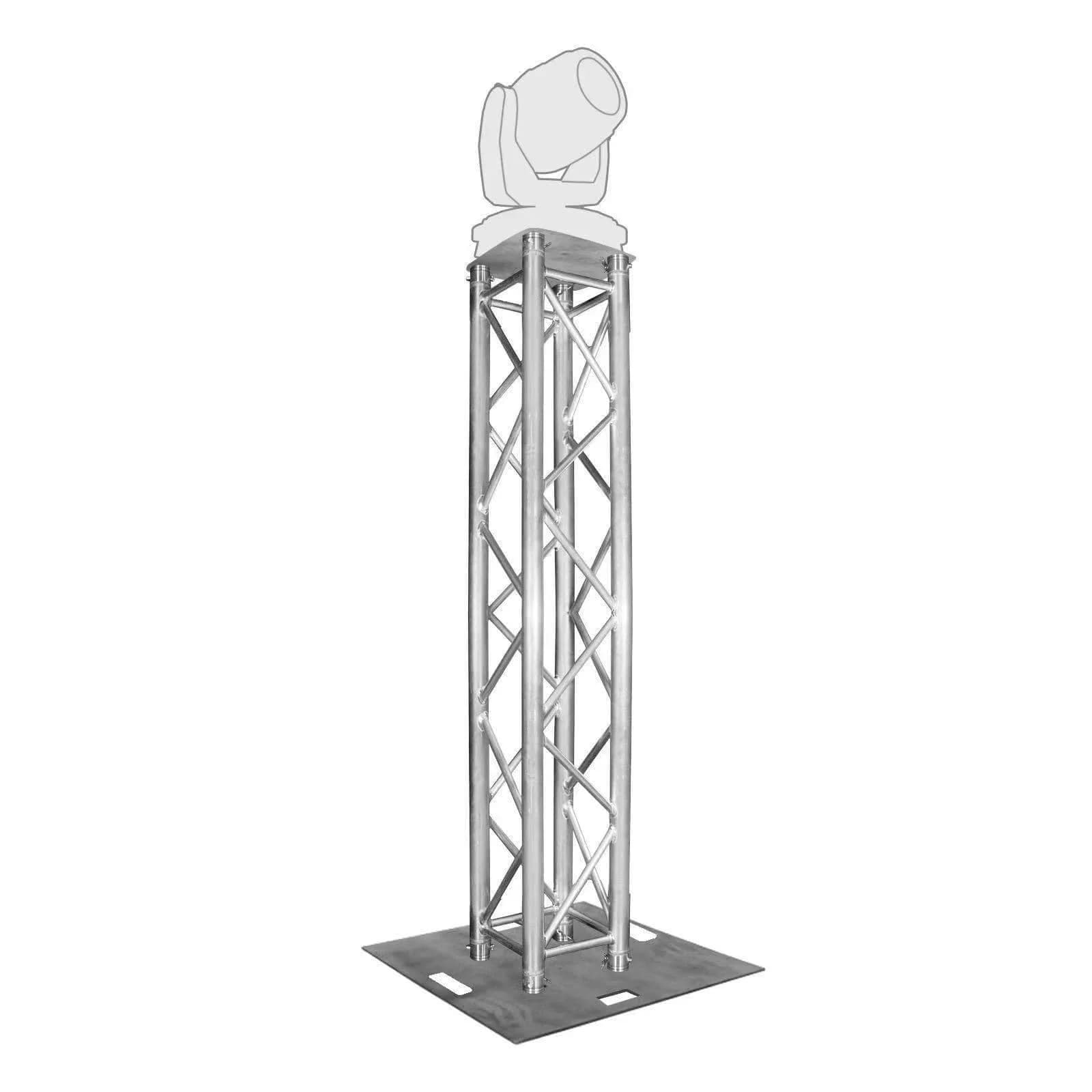 Aluminum F34 Totem Truss Moving Head DJ Light Stand System Portable Pre-Rig 290mm Spigot for Concert Wedding Club Shows