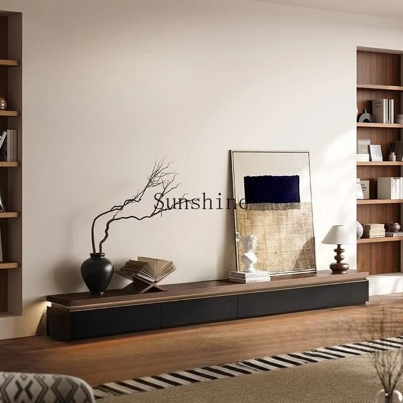 Small apartment living room household TV cabinet modern simple light luxury floor cabinet