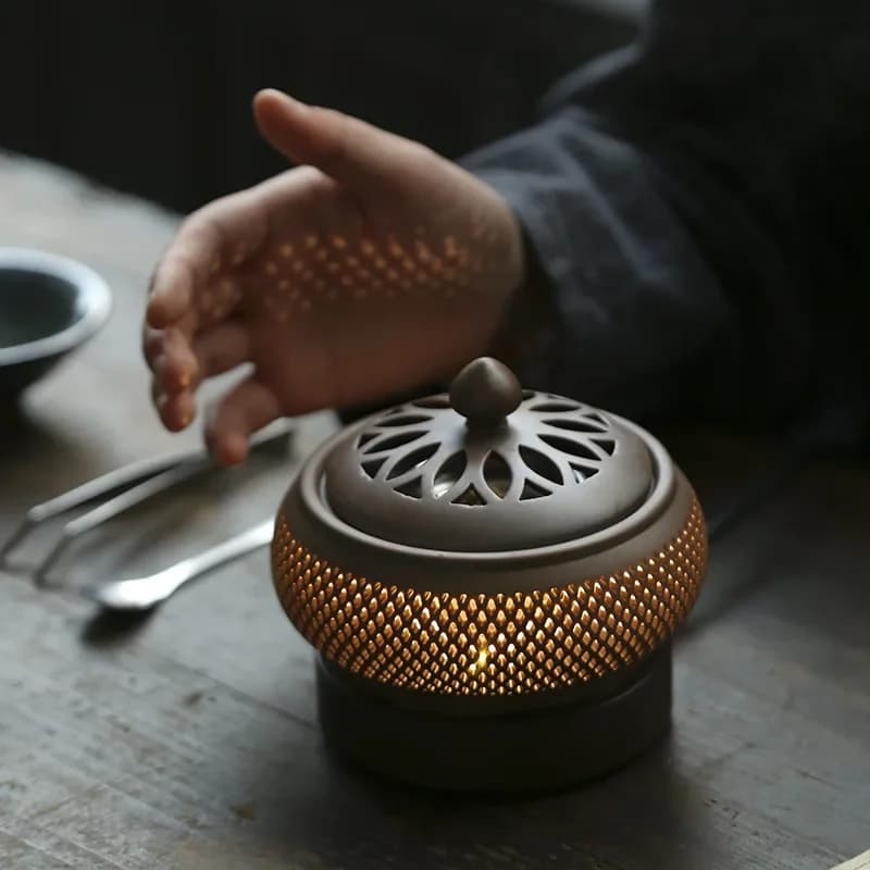 Electronic  burner; Aroma diffuser; Essential oil night light; Incense burner;  powder; Incense essence; Timer tem
