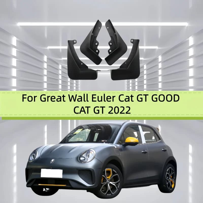 Car Mud Flaps Fender For Great Wall Euler Cat GT GOOD CAT GT 2022 Front And Rear Wheels Mudflaps Splash Guard Protection
